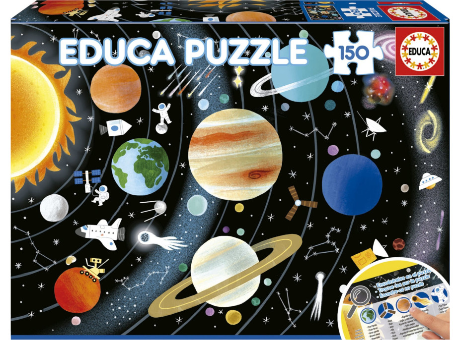 EDUCA Puzzle Slnečná sústava 150 dielikov