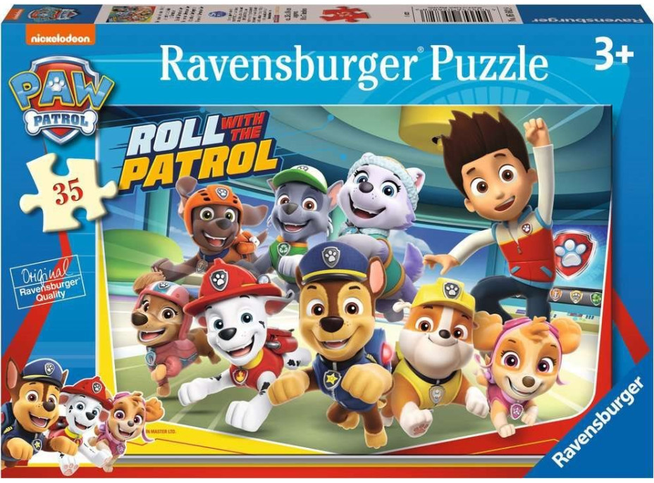 RAVENSBURGER Puzzle Tlapková patrola: Silná jednotka 35 dielikov