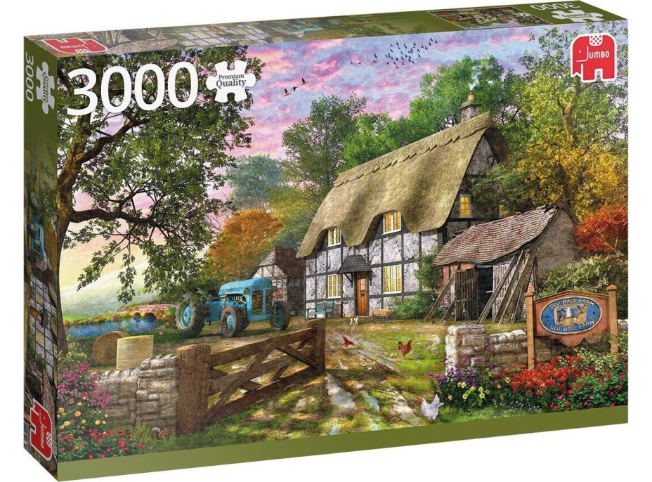 JUMBO Puzzle Chalupa farmára 3000 dielikov