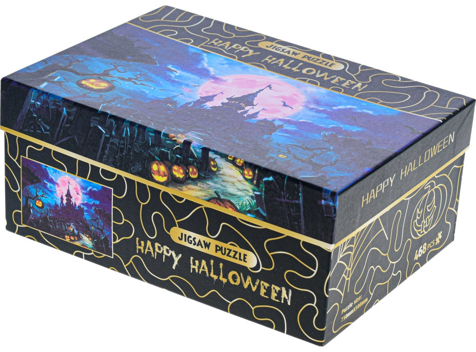 Puzzle Happy Halloween: Strašidelný zámok 468 dielikov