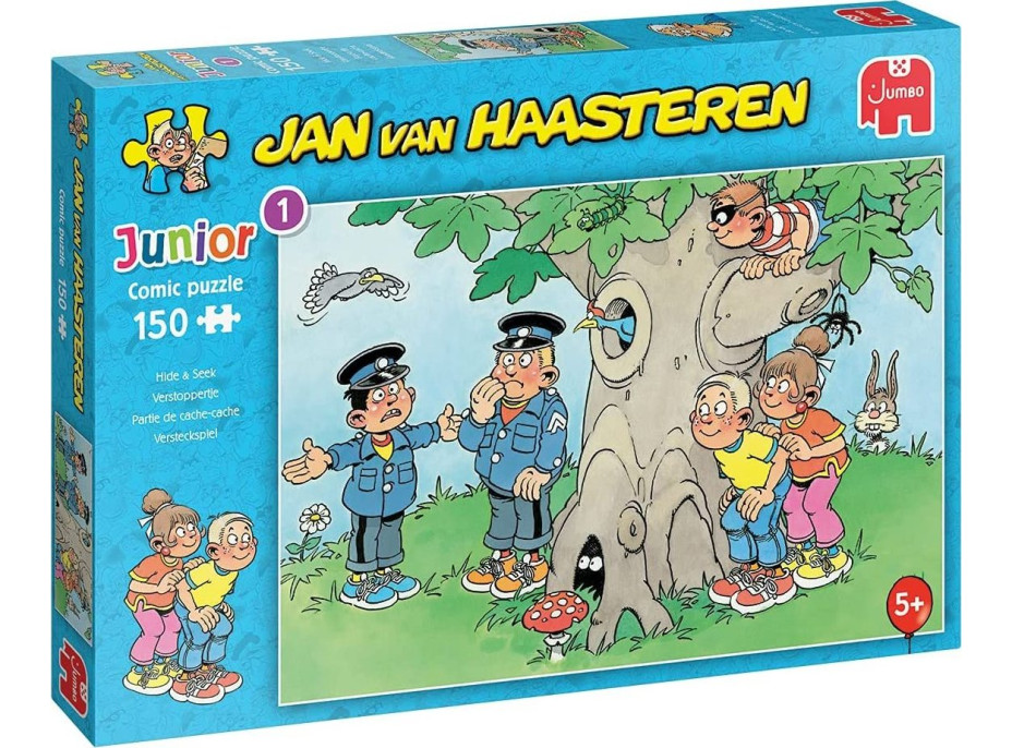 JUMBO Puzzle JvH Junior 1: Hra na schovávačku 150 dielikov