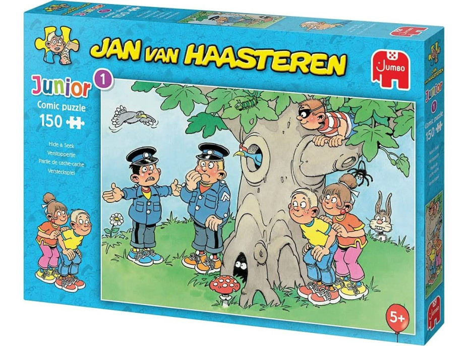 JUMBO Puzzle JvH Junior 1: Hra na schovávačku 150 dielikov