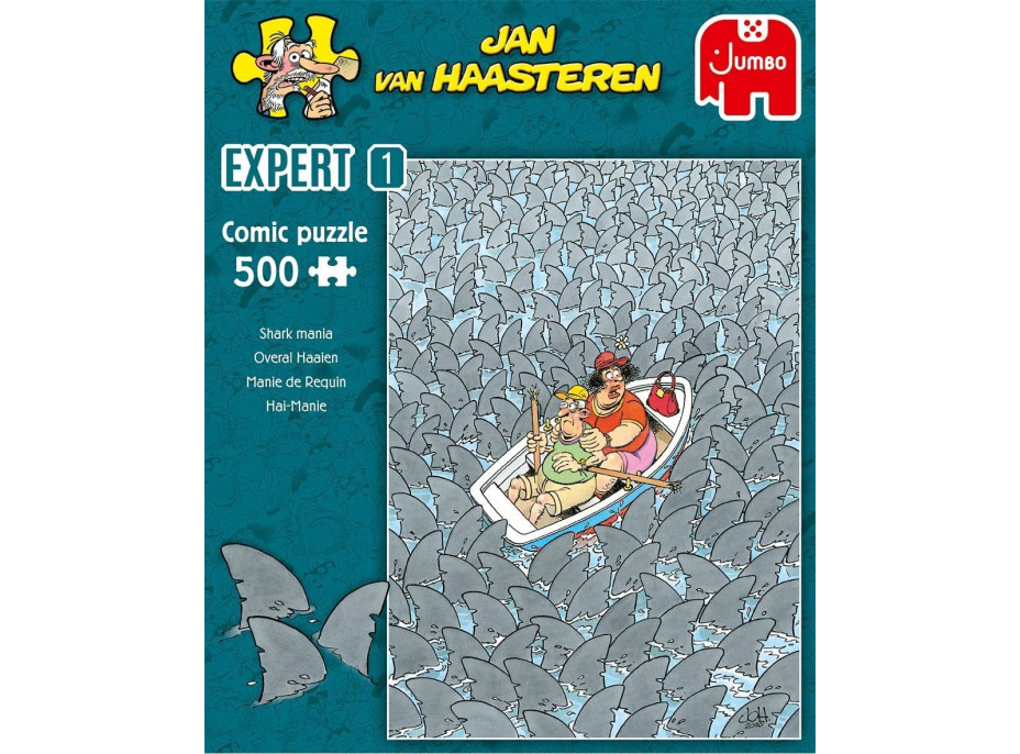 JUMBO Puzzle JvH Expert 1: Žraločia mánia 500 dielikov