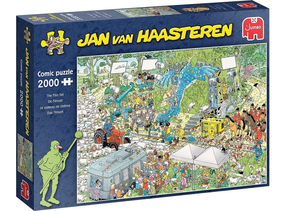 JUMBO Puzzle JvH Natáčanie filmu 2000 dielikov