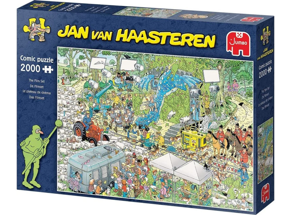 JUMBO Puzzle JvH Natáčanie filmu 2000 dielikov