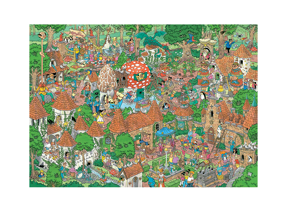 JUMBO Puzzle JvH Rozprávkový les Efteling 1000 dielikov