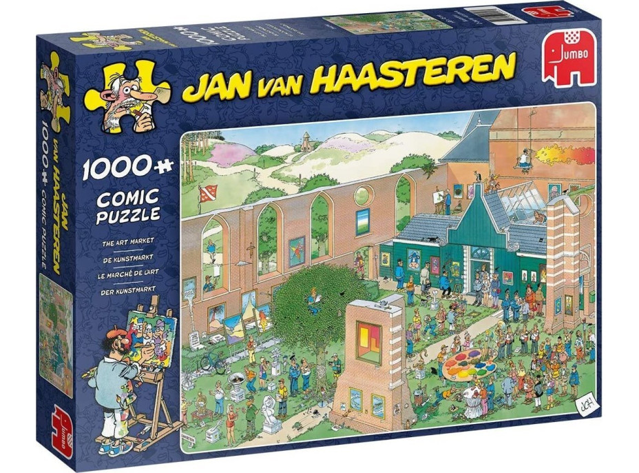 JUMBO Puzzle JvH Trh s umením 1000 dielikov