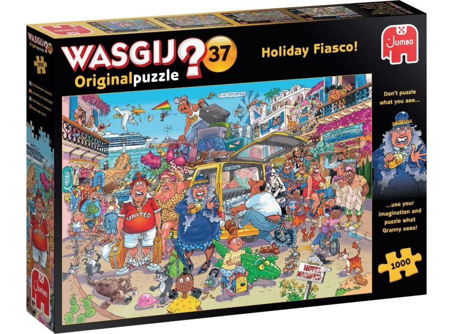 JUMBO Puzzle WASGIJ 37: Prázdninové fiasco! 1000 dielikov