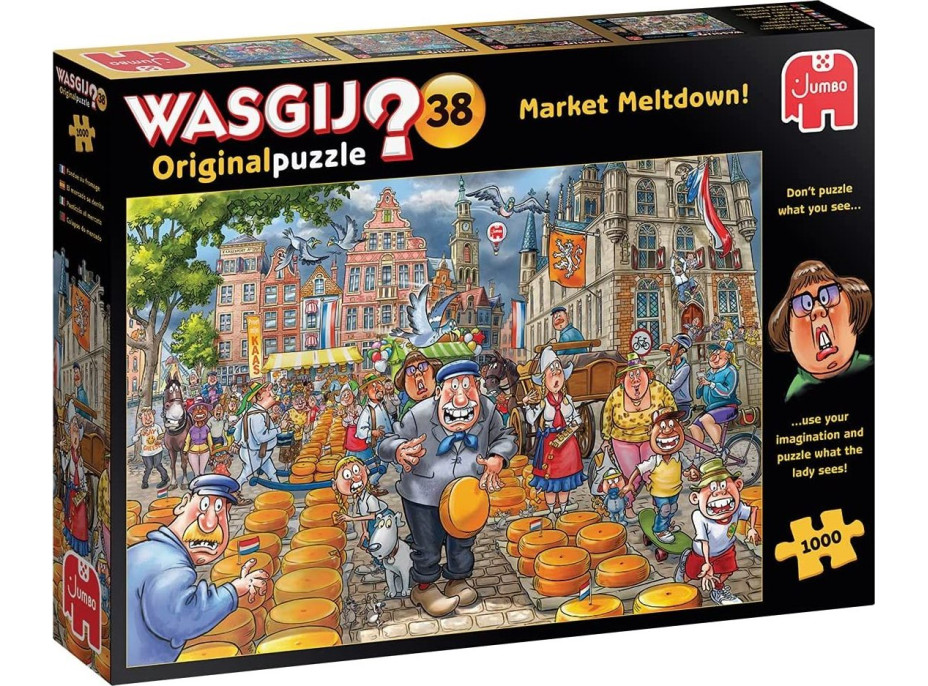 JUMBO Puzzle WASGIJ 38: Zrútenie trhu! 1000 dielikov