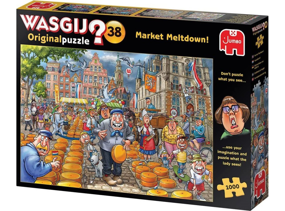 JUMBO Puzzle WASGIJ 38: Zrútenie trhu! 1000 dielikov