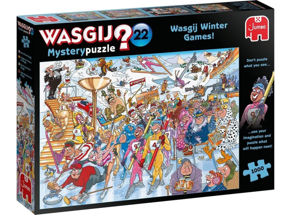 JUMBO Puzzle WASGIJ Mystery 22: Zimné Wasgij hry! 1000 dielikov