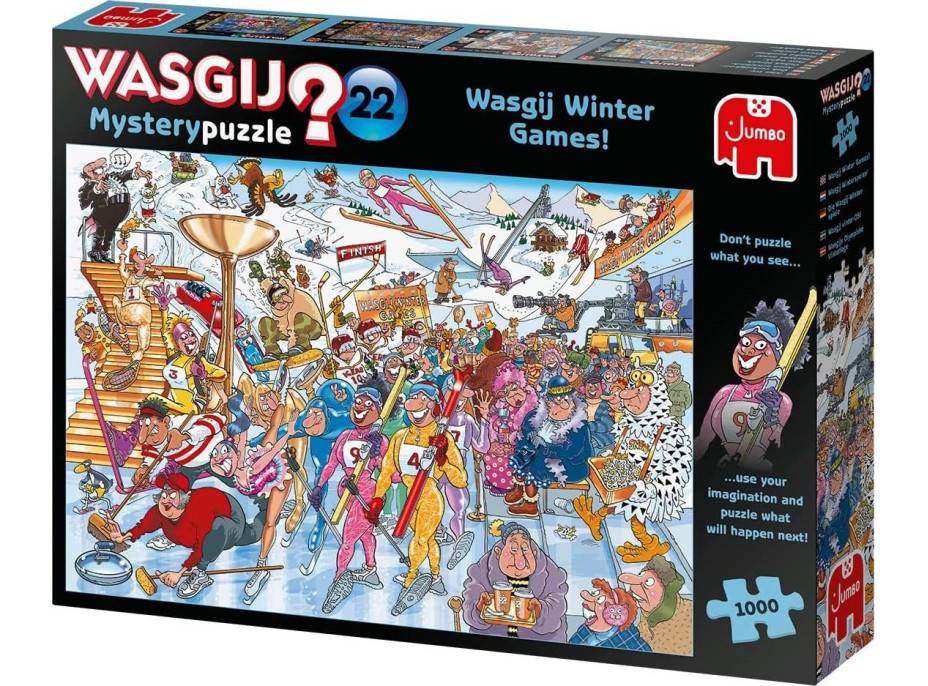 JUMBO Puzzle WASGIJ Mystery 22: Zimné Wasgij hry! 1000 dielikov