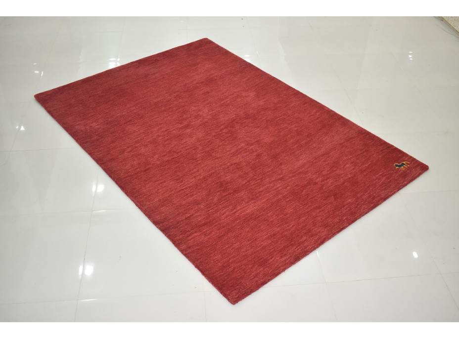 Ručně všívaný kusový koberec Asra wool red