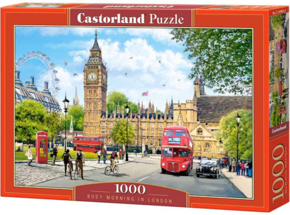 CASTORLAND Puzzle Hektické londýnske ráno 1000 dielikov