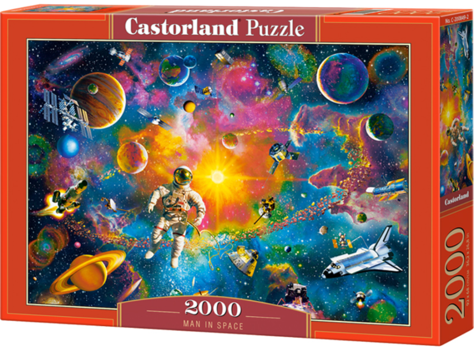 CASTORLAND Puzzle Kozmonaut vo vesmíre 2000 dielikov