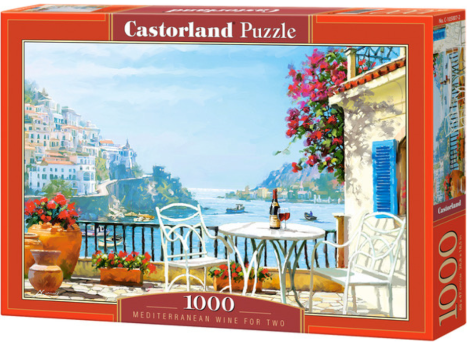 CASTORLAND Puzzle Víno pre dvoch 1000 dielikov