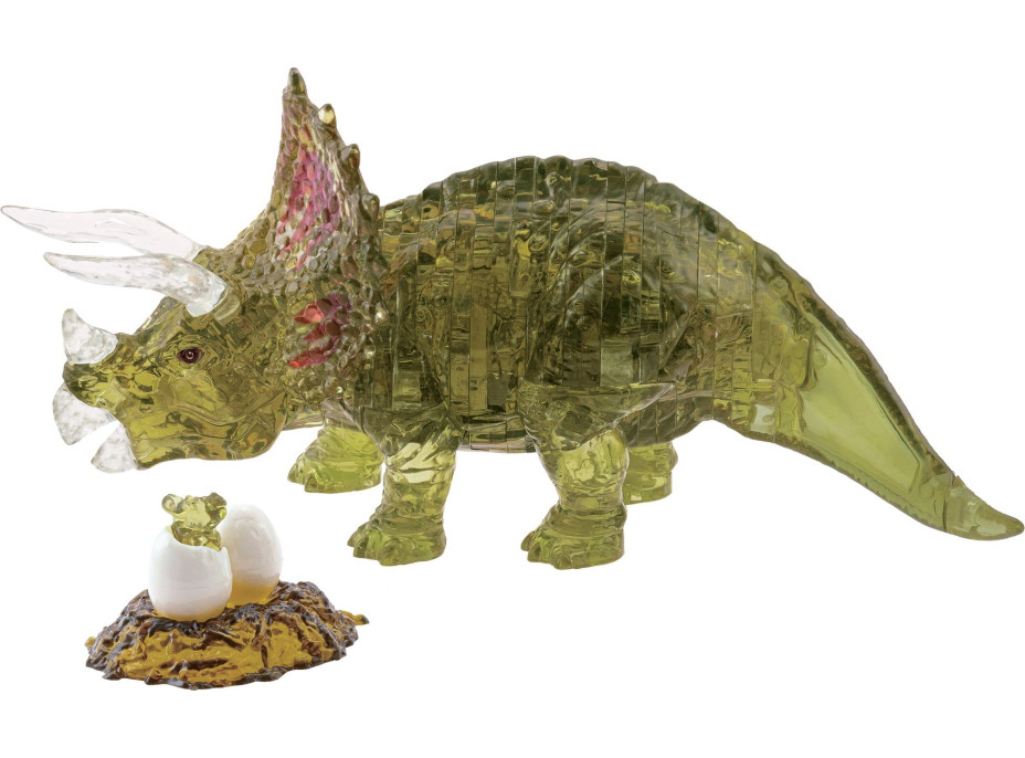 HCM KINZEL 3D Crystal puzzle Triceratops s mláďaťom 61 dielikov