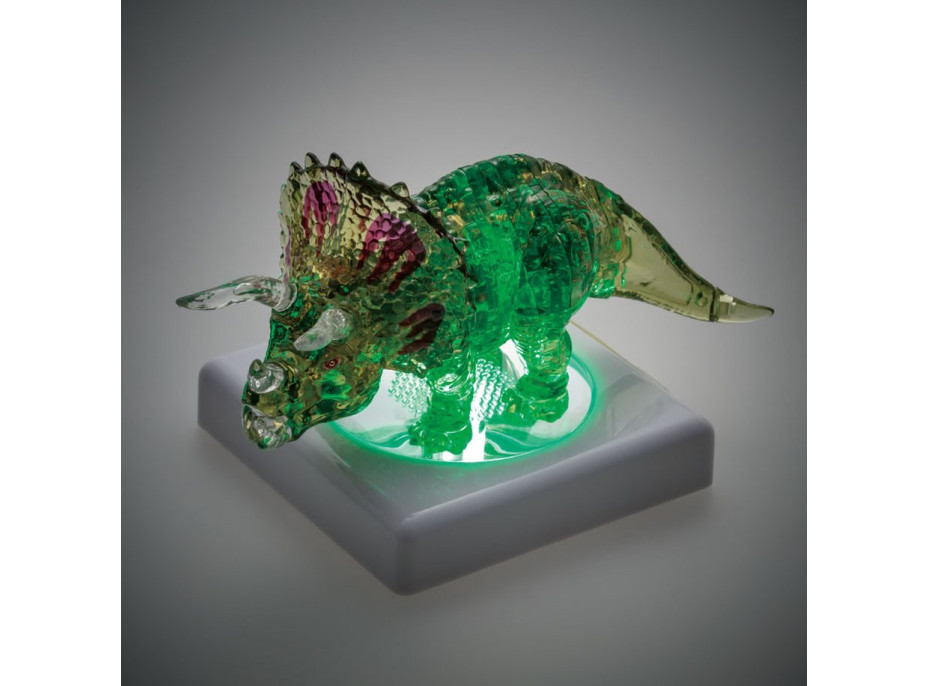 HCM KINZEL 3D Crystal puzzle Triceratops s mláďaťom 61 dielikov