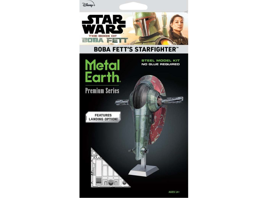 METAL EARTH 3D puzzle Star Wars: Boba Fett&#39;s Starfighter (ICONX)