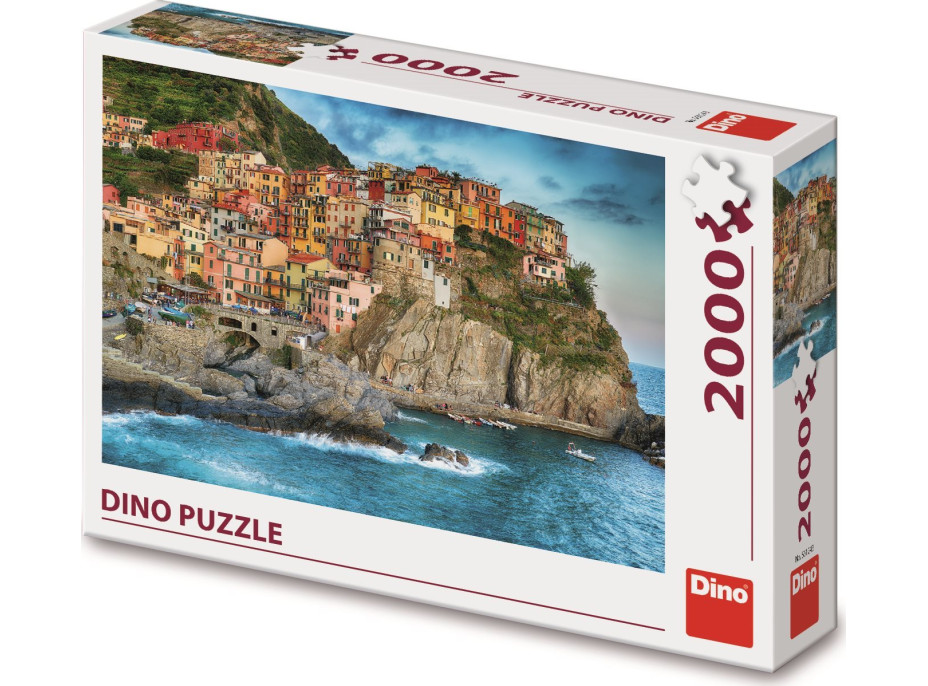 DINO Puzzle Farebná Manarola 2000 dielikov