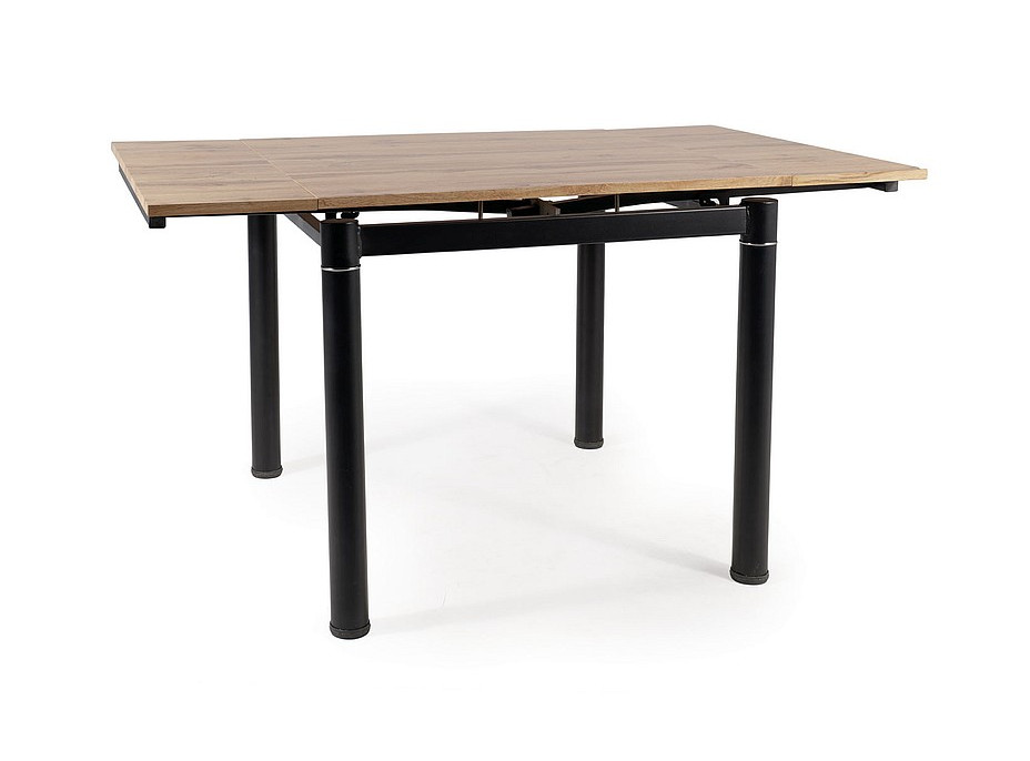 Jedálenský stôl GIULLIA II 80x80 - dub artisan/čierny mat