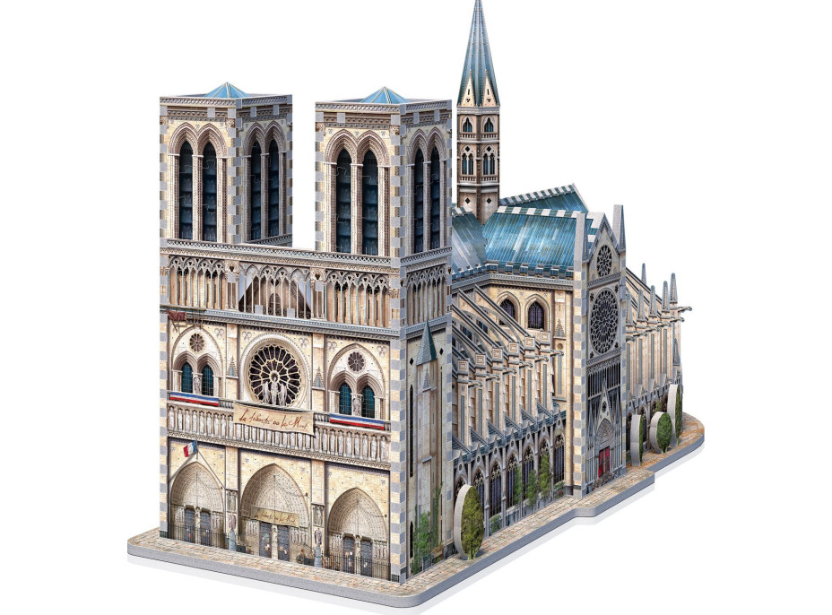 WREBBIT 3D puzzle Assassin&#39;s Creed Unity: Notre-Dame 860 dielikov