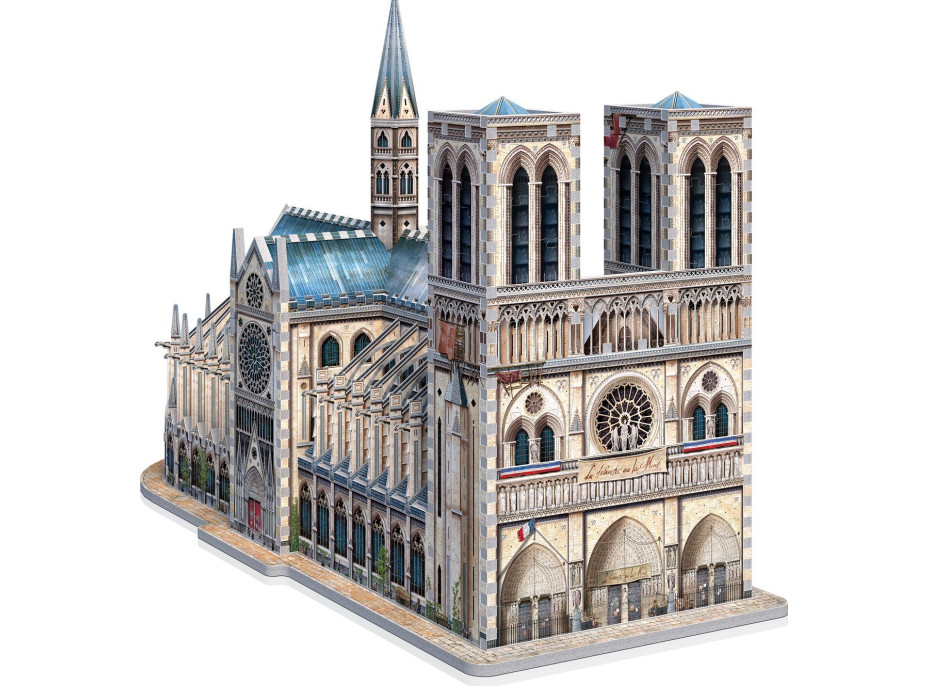 WREBBIT 3D puzzle Assassin&#39;s Creed Unity: Notre-Dame 860 dielikov