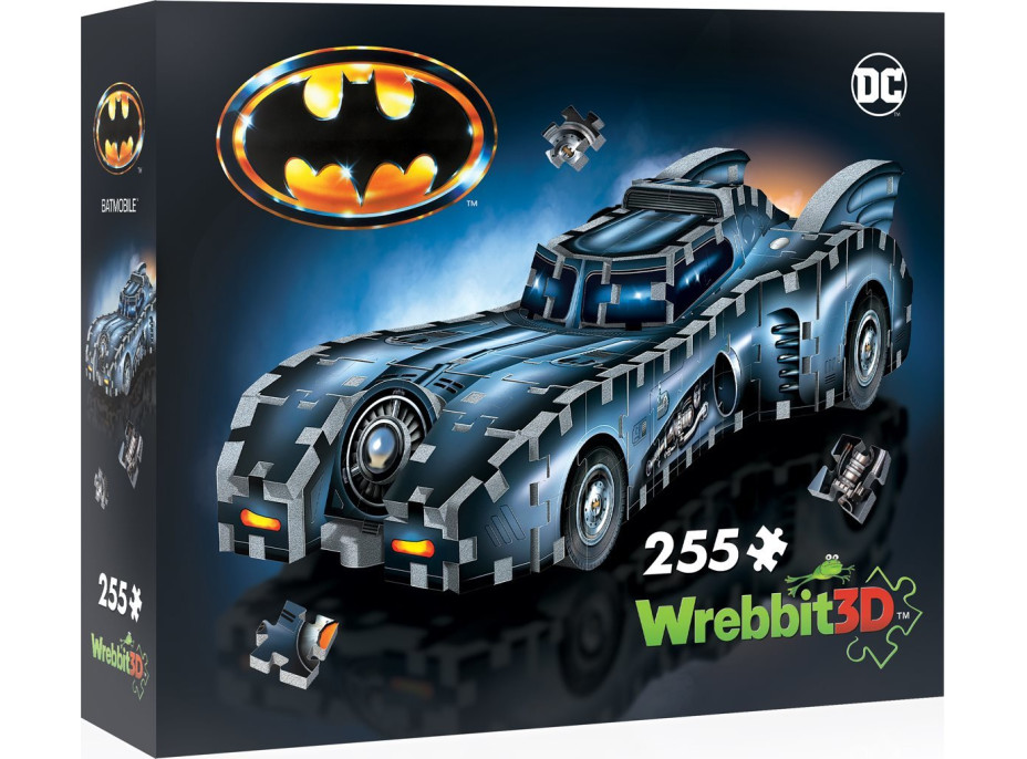 WREBBIT 3D puzzle Barman: Batmobil 255 dielikov