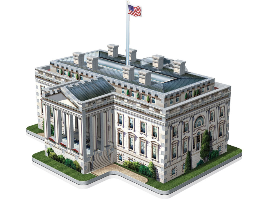 WREBBIT 3D puzzle Biely dom, Washington 490 dielikov