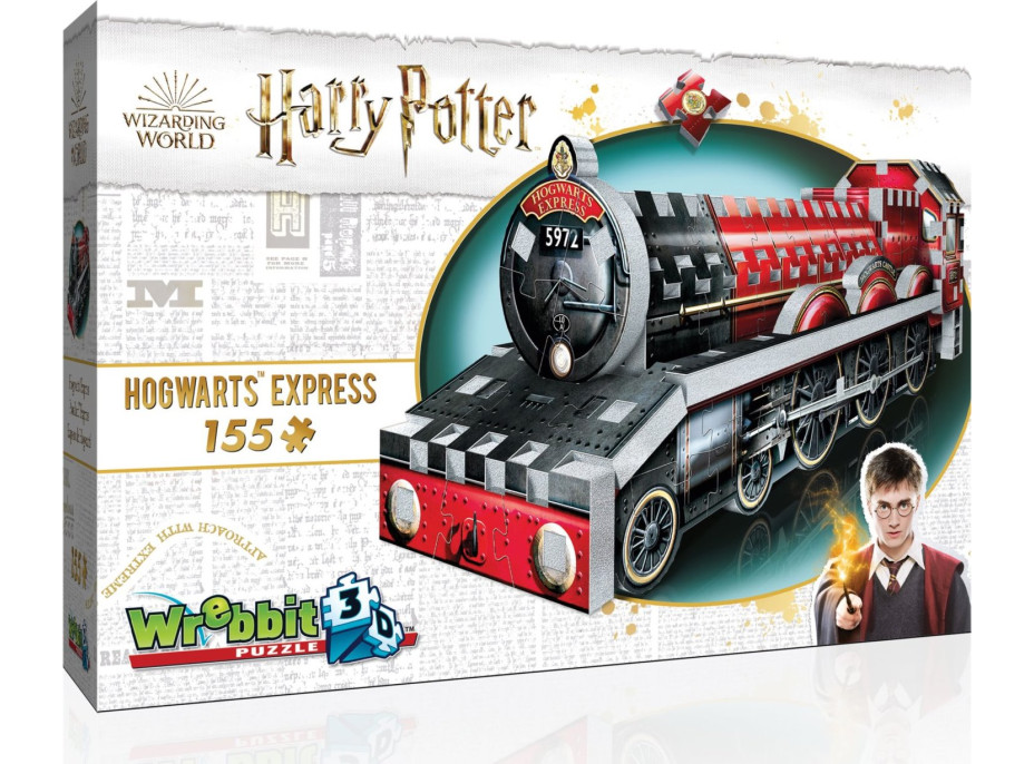 WREBBIT 3D puzzle Harry Potter: Rokfortský expres 155 dielikov