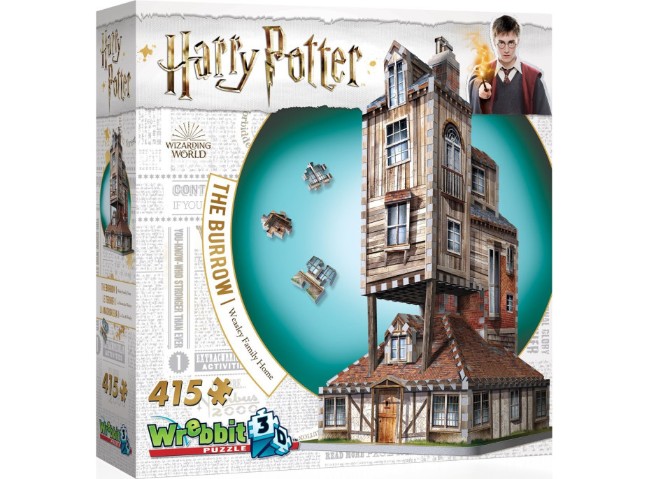 WREBBIT 3D puzzle Harry Potter: brloh 415 dielikov