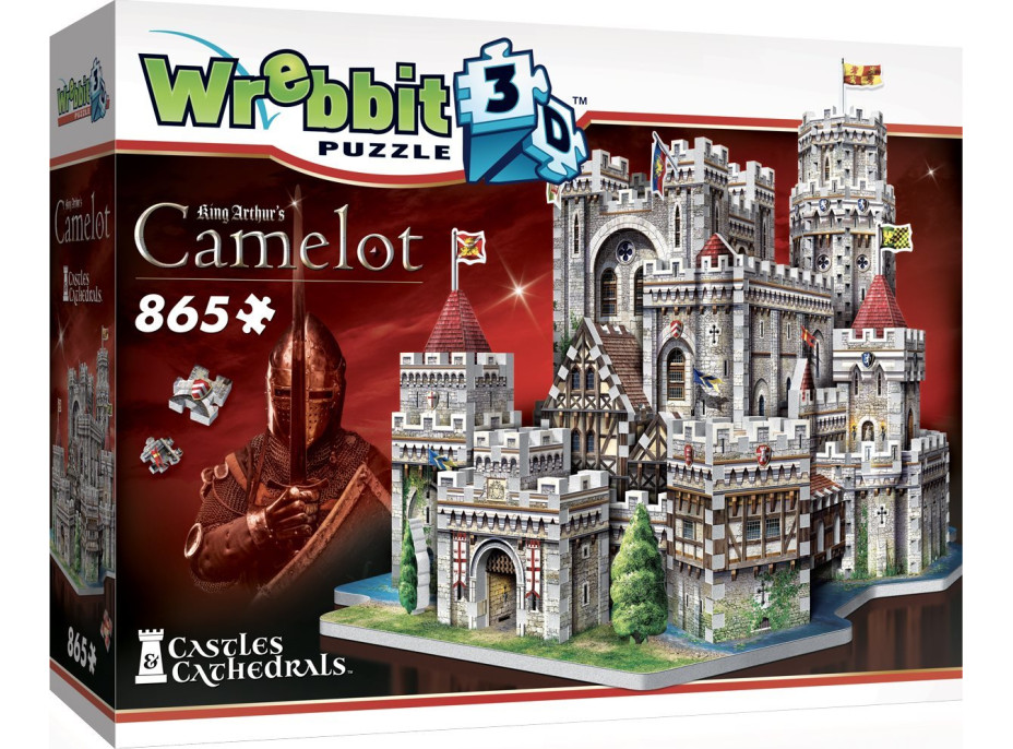 WREBBIT 3D puzzle Hrad Kamelot 865 dielikov