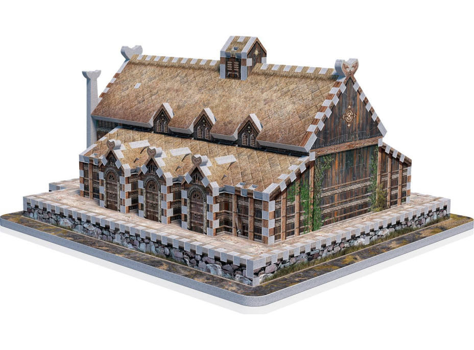 WREBBIT 3D puzzle Pán prsteňov: Zlatá sieň Edoras 445 dielikov