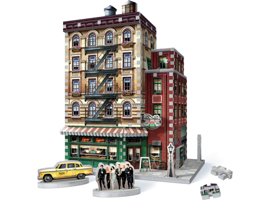 WREBBIT 3D puzzle Priatelia: Central Perk 440 dielikov