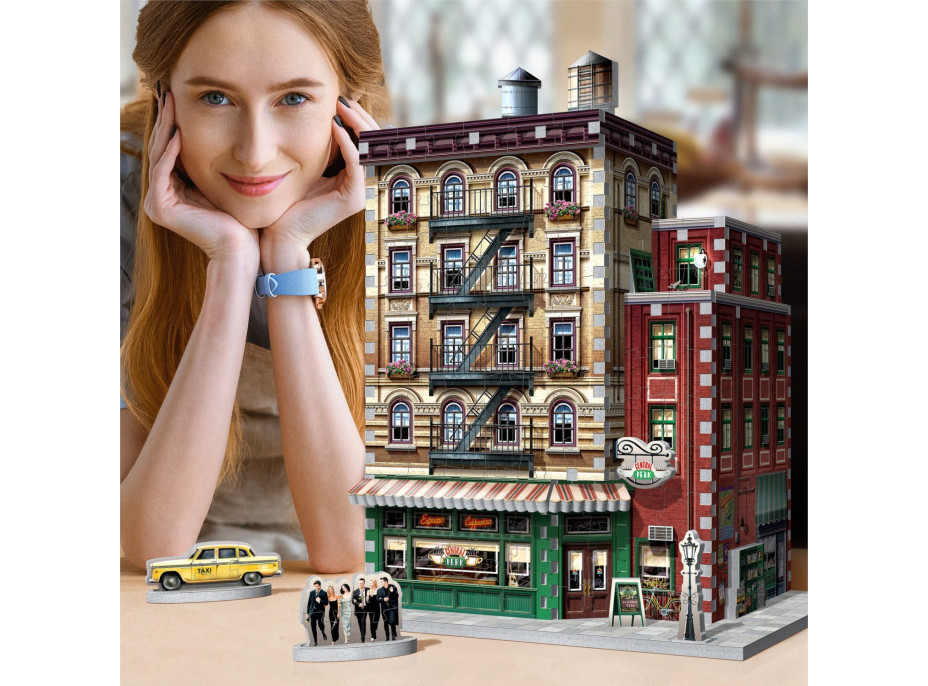 WREBBIT 3D puzzle Priatelia: Central Perk 440 dielikov