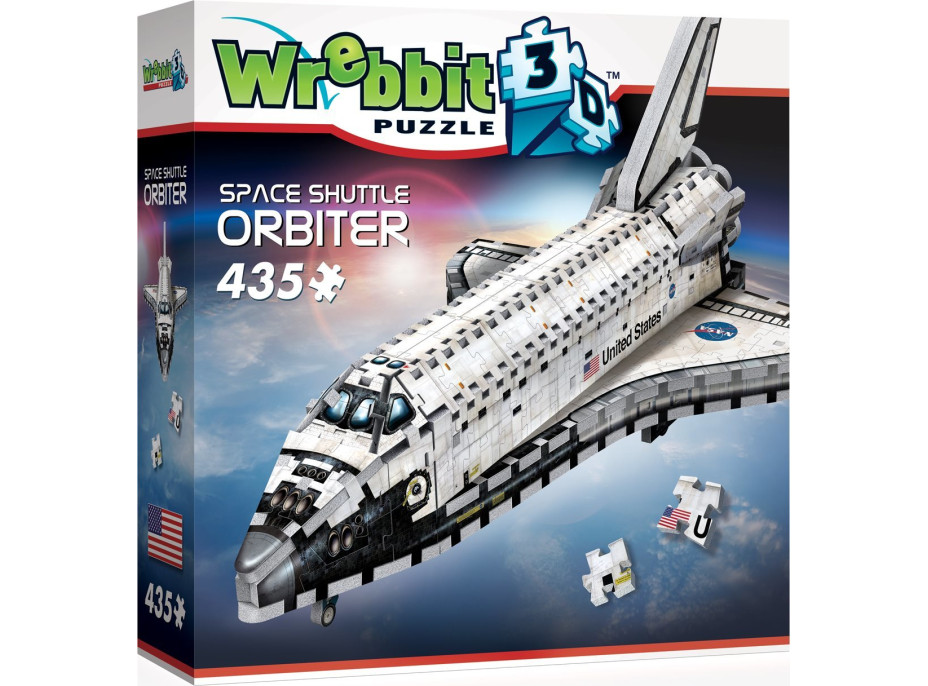 WREBBIT 3D puzzle Raketoplán Orbiter 435 dielikov