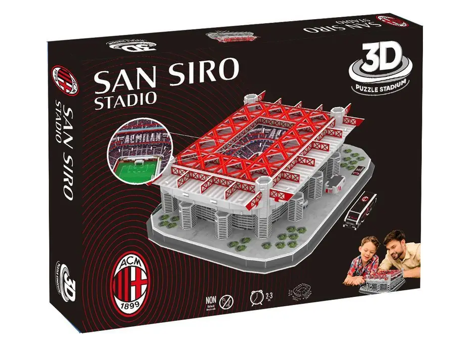 3D PUZZLE ŠTÁDIUM 3D puzzle Štadión San Siro - FC AC Miláno