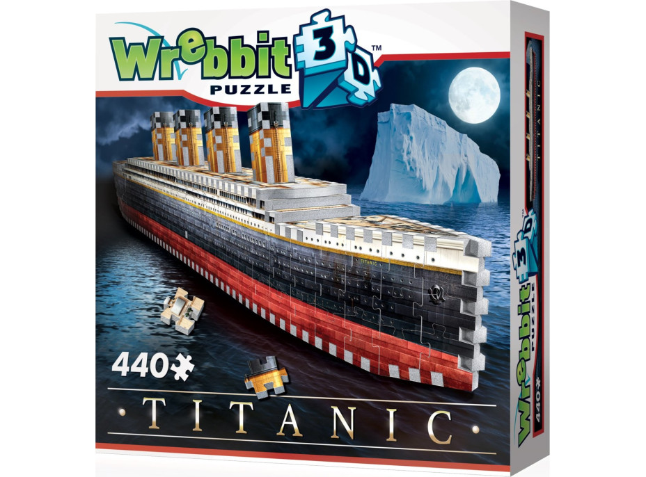 WREBBIT 3D puzzle Titanic 440 dielikov