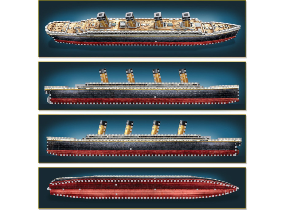 WREBBIT 3D puzzle Titanic 440 dielikov