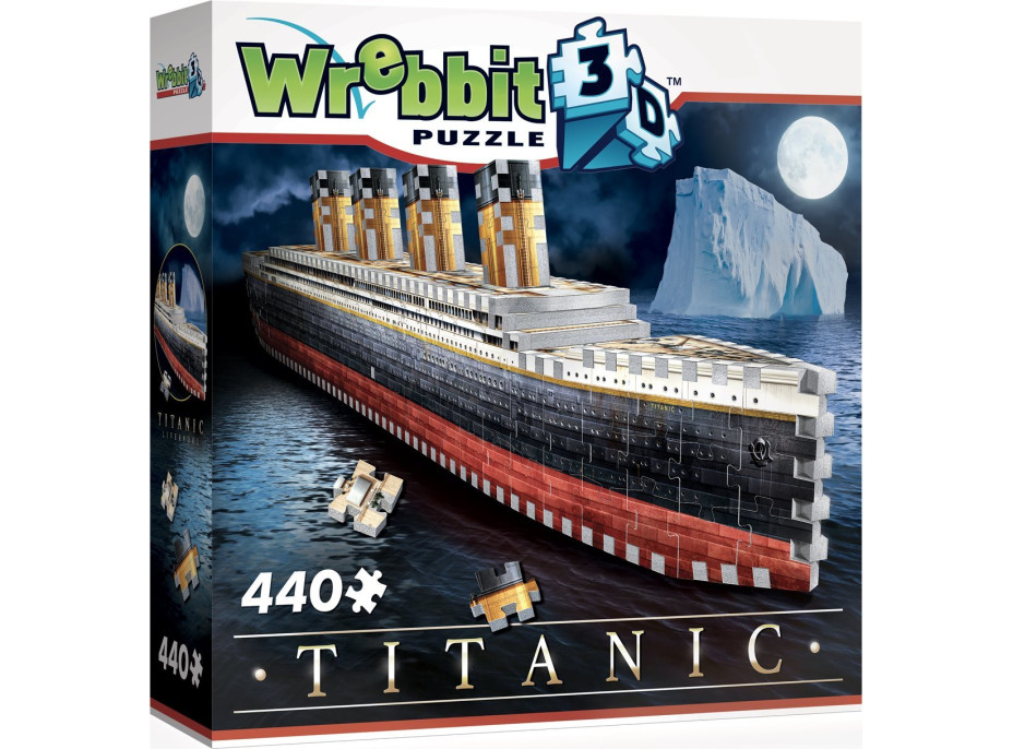 WREBBIT 3D puzzle Titanic 440 dielikov