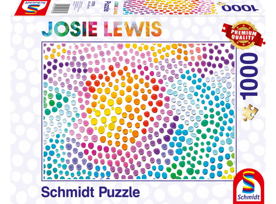 SCHMIDT Puzzle Farebné mydlové bubliny 1000 dielikov