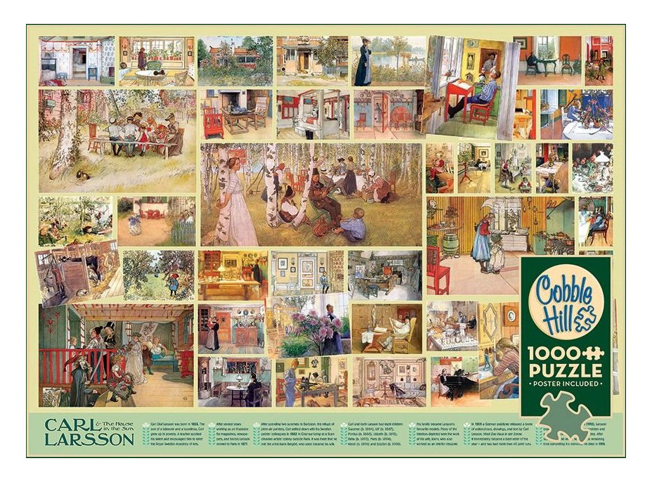 COBBLE HILL Puzzle Carl Larsson 1000 dielikov