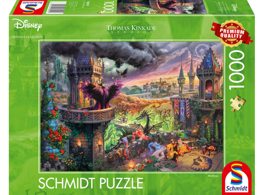 SCHMIDT Puzzle Zloba, kráľovná čiernej mágie 1000 dielikov