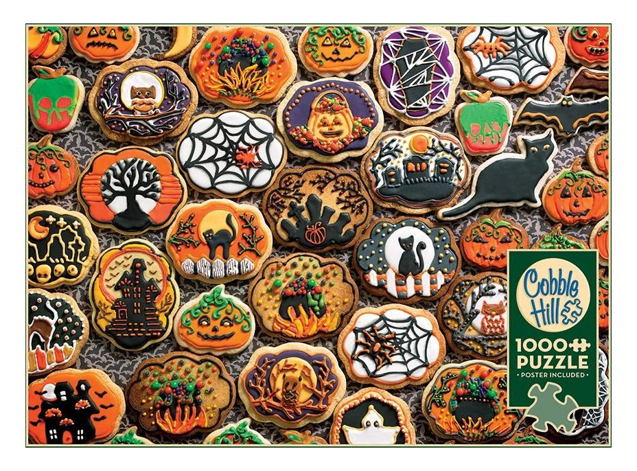 COBBLE HILL Puzzle Halloweenské sušienky 1000 dielikov