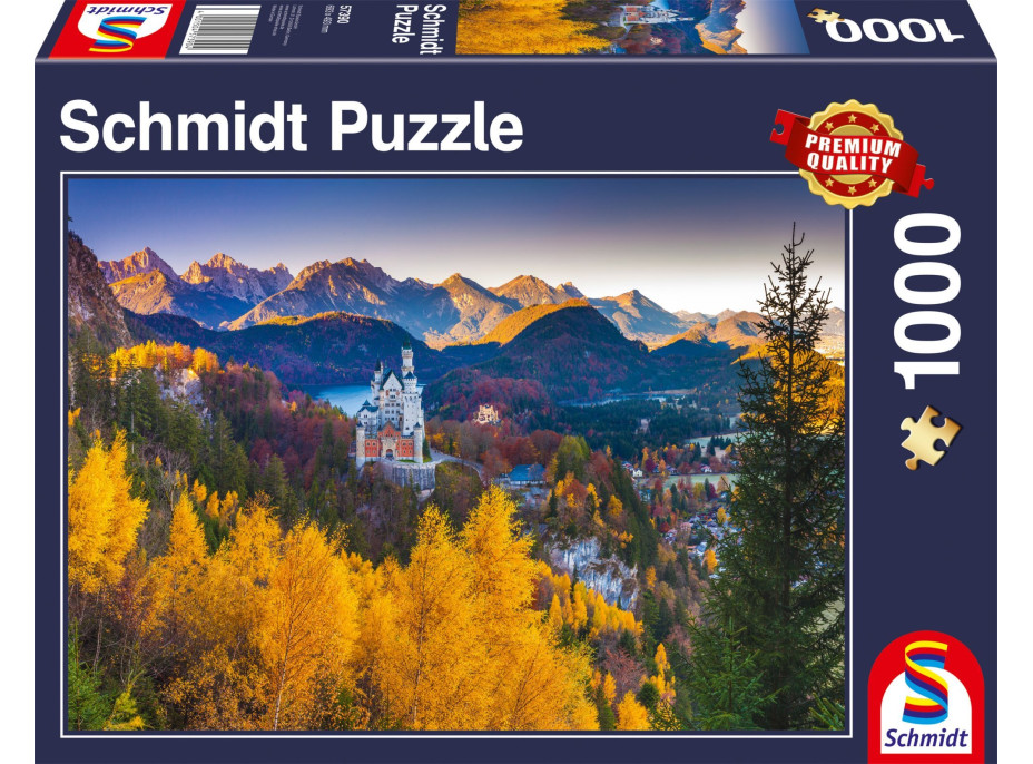 SCHMIDT Puzzle Jesenné Neuschwanstein 1000 dielikov