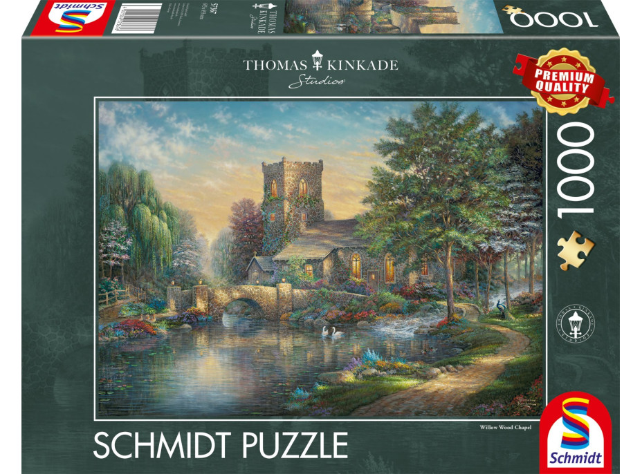 SCHMIDT Puzzle Kaplnka vo vŕbovom lese 1000 dielikov