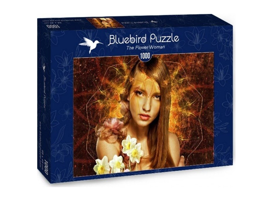 BLUEBIRD Puzzle Kvetinové dievča 1000 dielikov