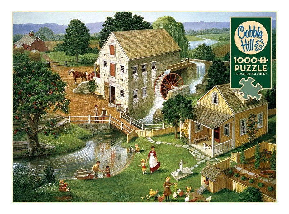 COBBLE HILL Puzzle Mlyn The Four Star 1000 dielikov