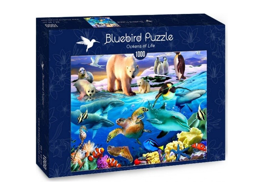 BLUEBIRD Puzzle Oceán života 1000 dielikov