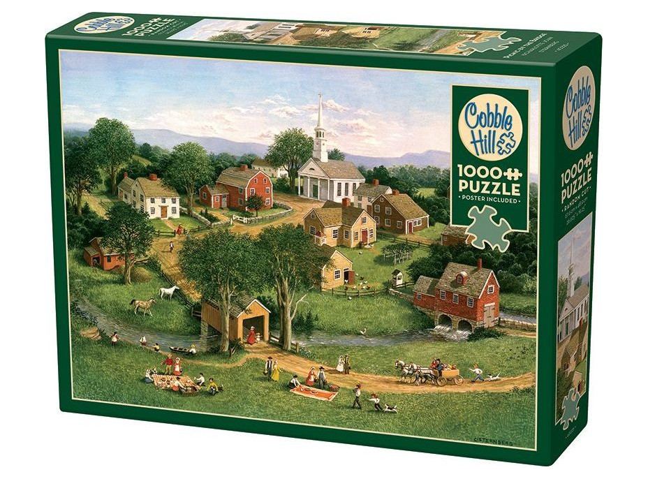 COBBLE HILL Puzzle Piknik pri moste 1000 dielikov